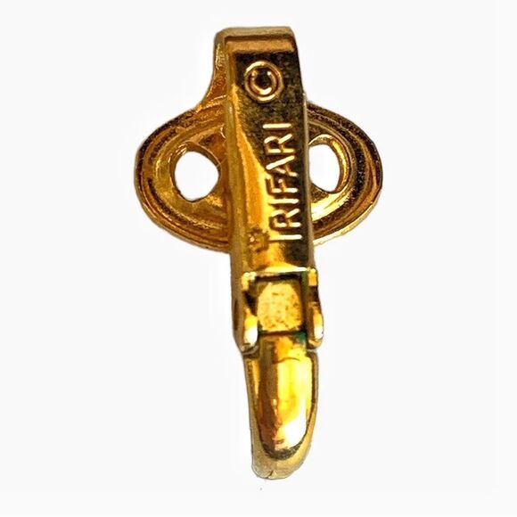 Crown Trafari Vintage  gold plated flur dis le tassel clip back earrings - Picture 6 of 6